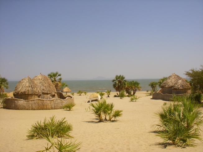 View of Lake Turkana from Eliye Springs